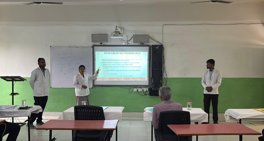 Departmental Research Synopsis Presentation